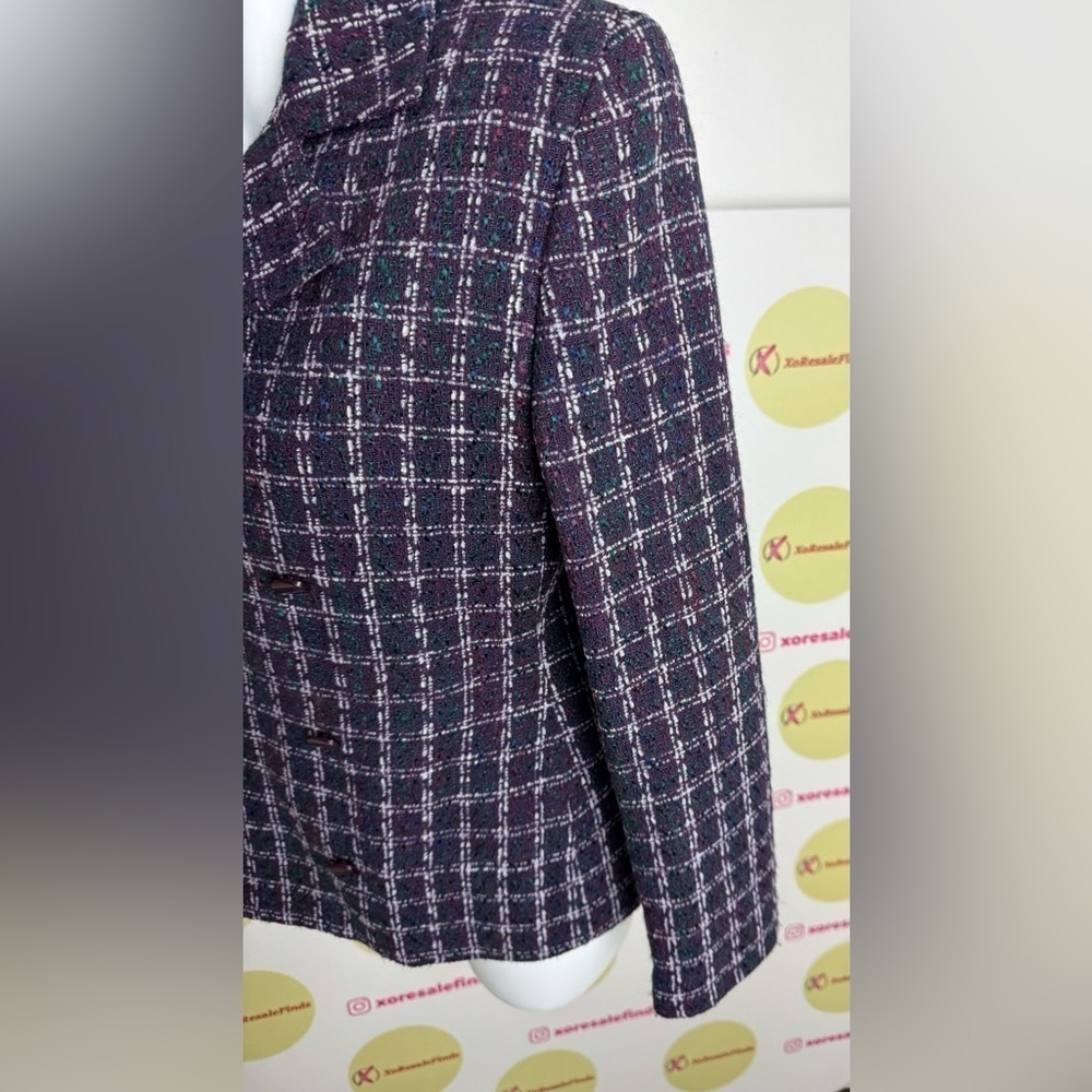 Amanda Smith Prite Plaid Blazer - Picture 3 of 5